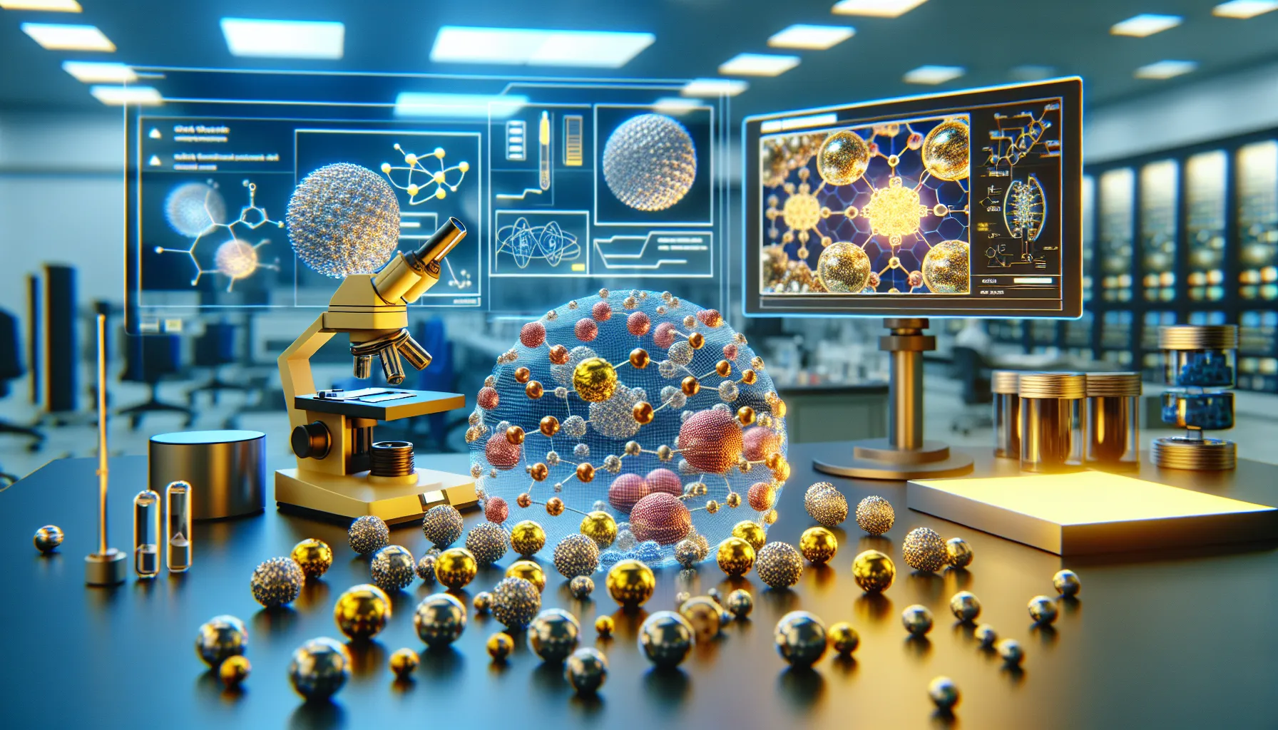 Nanoteknologi i medisin: hvordan små partikler gir store helsegevinster for fremtidens behandling – illustration
