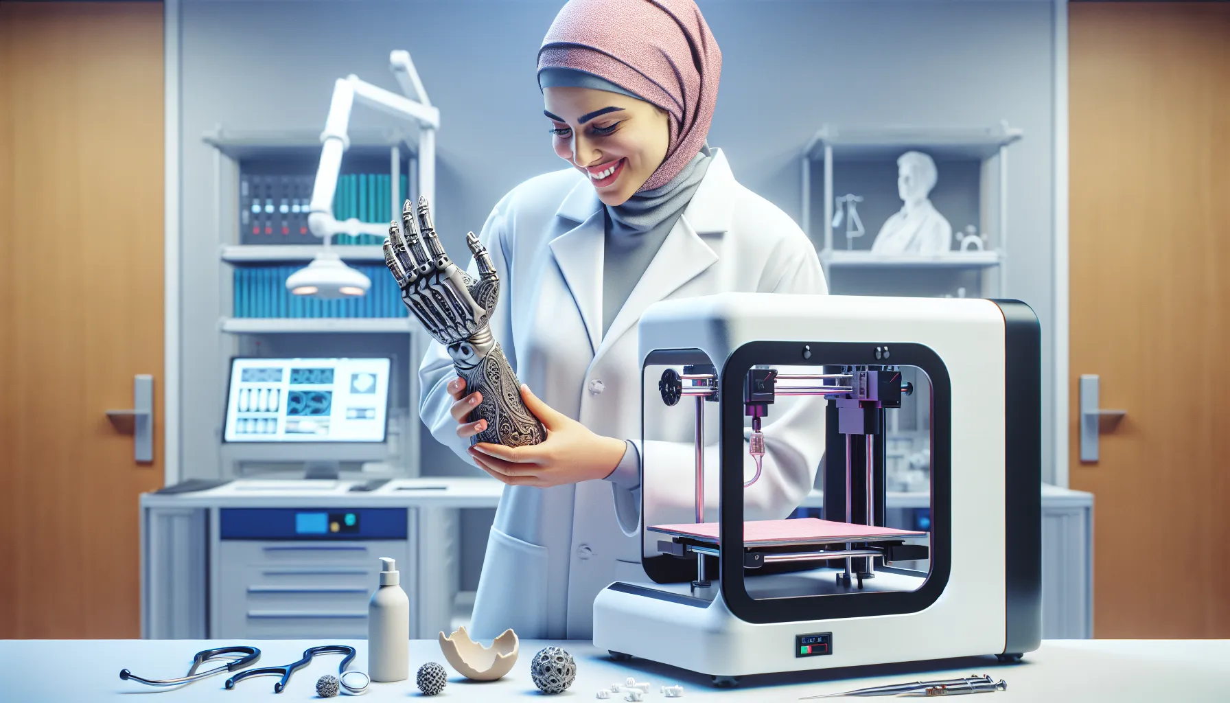 Hvordan 3d-printing revolusjonerer proteser og medisinsk utstyr: skreddersøm og lavere kostnader – illustration