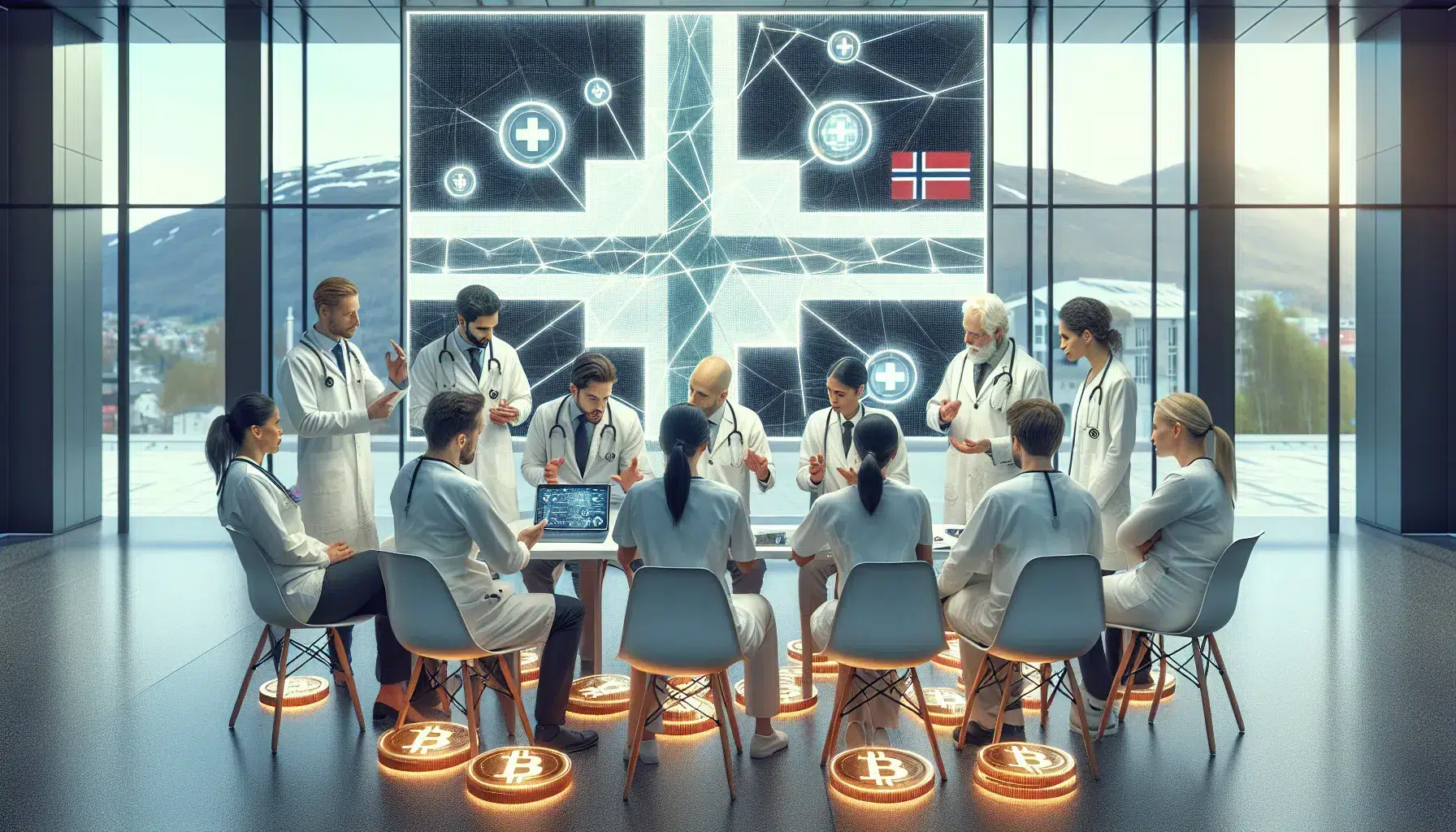 Hvordan blockchain kan sikre pasientdata og forbedre helseadministrasjon – illustration