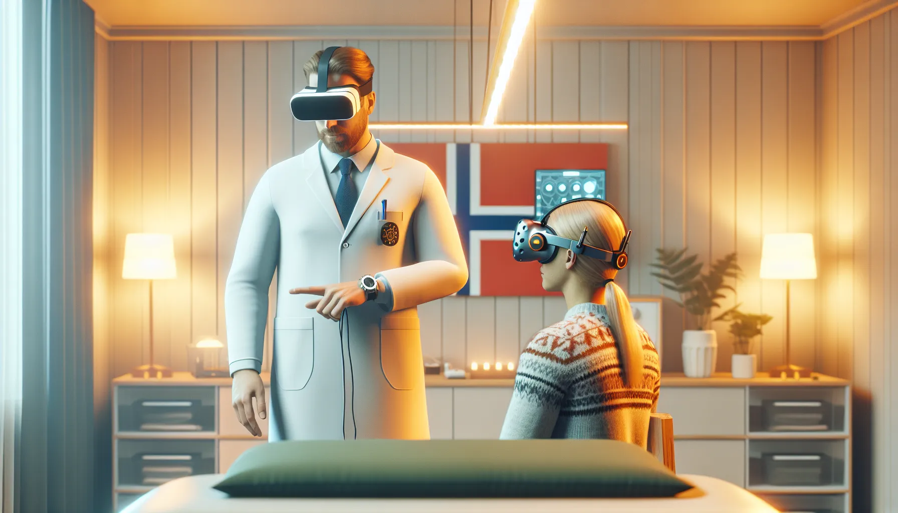 Virtuell virkelighet i helsevesenet: slik brukes vr i behandling, terapi og rehabilitering – illustration
